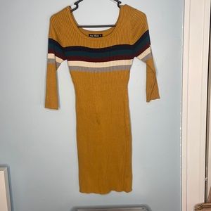 Say What? Orange dress